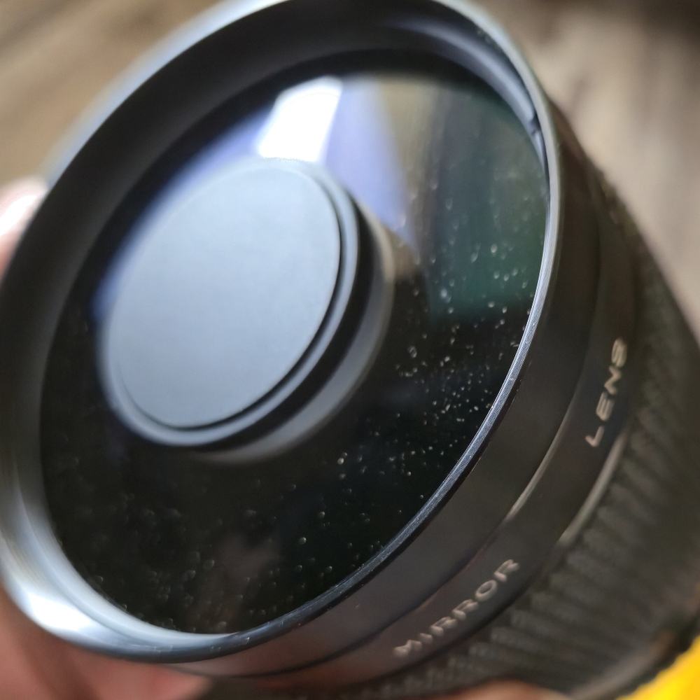 Samyang 500mm f8 Mirror Lens Aluminum Reflex T-Mount Telephoto Filters Case Vtg - Picture 12 of 14